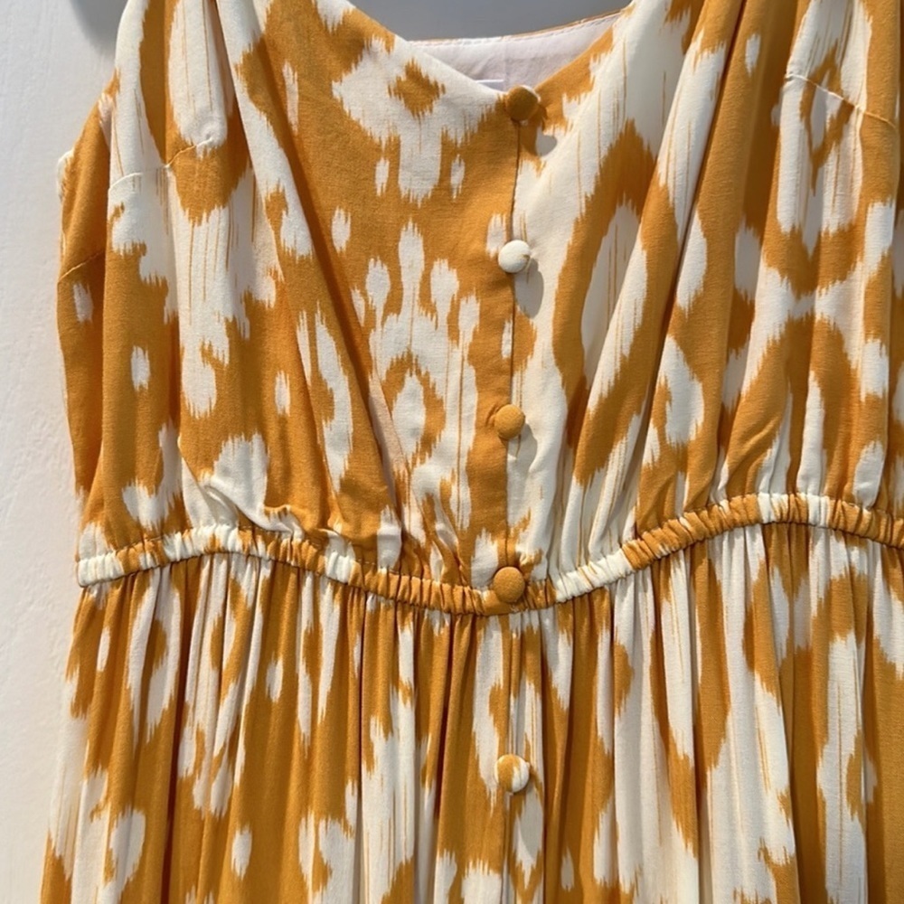 BB Dakota X Steve Madden Turtle Island Print Maxi Dress Sz XL - Picture 4 of 6